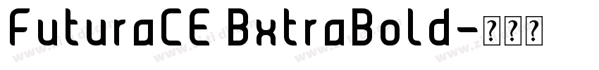 FuturaCE BxtraBold字体转换